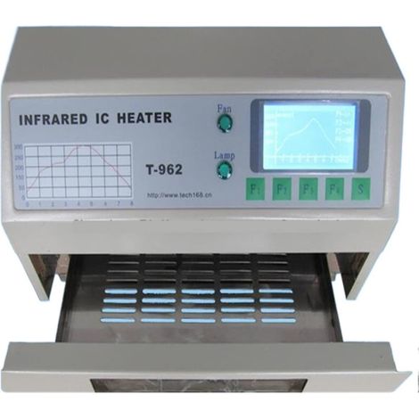 T-962 T962 Four de Refusion Infrarouge IC Chauffage Machine à souder 800W 180X235 MM T962 for BGA SMD SMT (1/5)