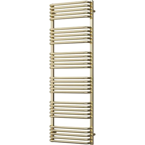 Crossmoor - Polished Brass Towel Radiator - H1533mm x W500mm (1/3)