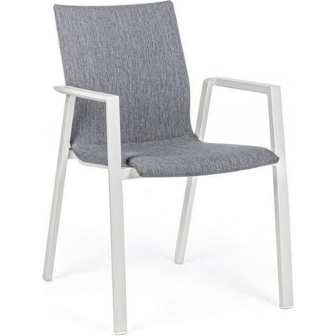 Sedia in alluminio bizzotto c-br odeon lunar (1/5)
