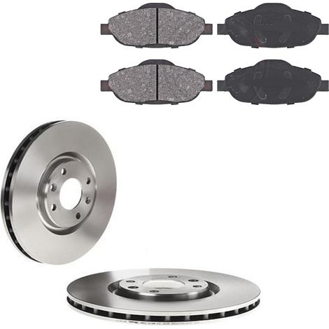 KIT FRENI ANTERIORI compatibile con PEUGEOT 5008 (0U0E) - DISCHI + PASTIGLIE OEM: P 61 101 , P 61 117 / 17818 /SOSTITUZIONE DIRETTA/BASSA POLVERE/SILENZIOSO (1/5)
