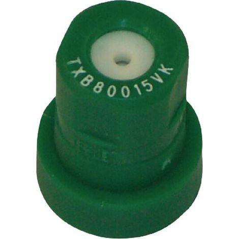 Tobera est谩ndar chorro c贸nico TXB 80掳 015 verde cer谩mica TeeJet TEEJET TXB80015VK