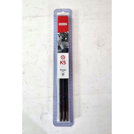 Rundfeile Oregon k5 5.5 mm 3er Pack Präzision Haltbarkeit