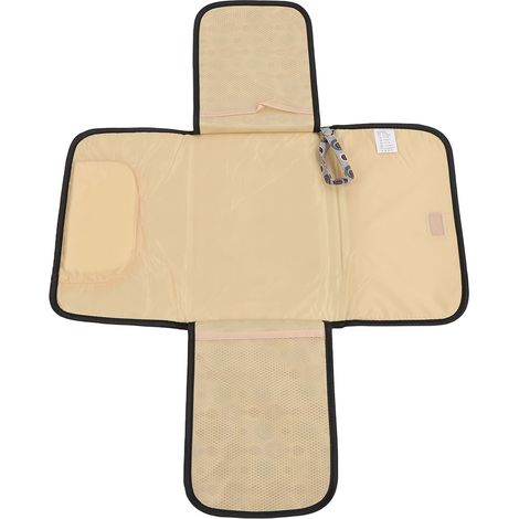 Table à langer portable imperméable, matelas à langer bébé pliable pour voyage, coussin multifonctionnel pour nouveau-né et nourrisson, station de change nomade (1/5)