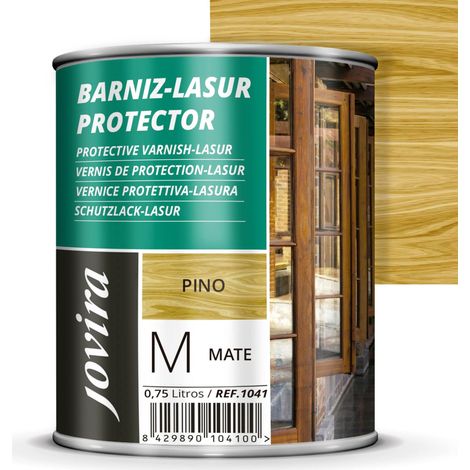 Lasure Protecteur Mat. Protège, décore et embellit tous les types de bois. 750 Millilitres, Pin (1/5)