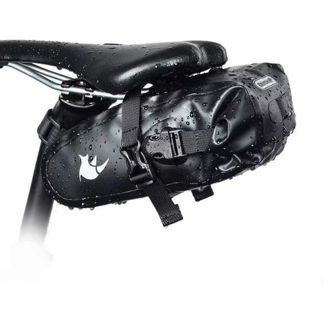 Satteltasche Fahrrad Wasserdicht 13L Mountainbike Rennrad 1.5L Schwarz (1/5)