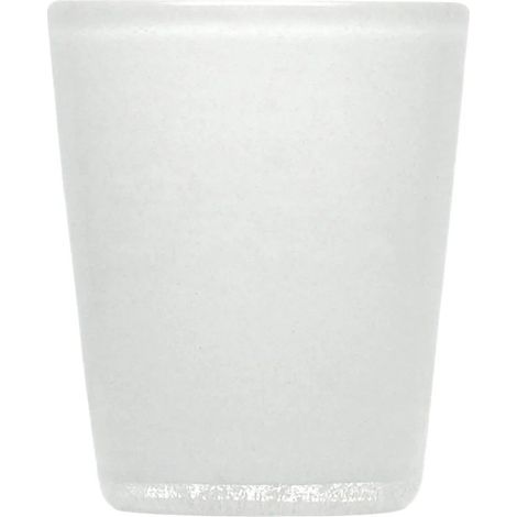 Zani Serafino Bicchiere Tumbler White Solid in Pasta di Vetro