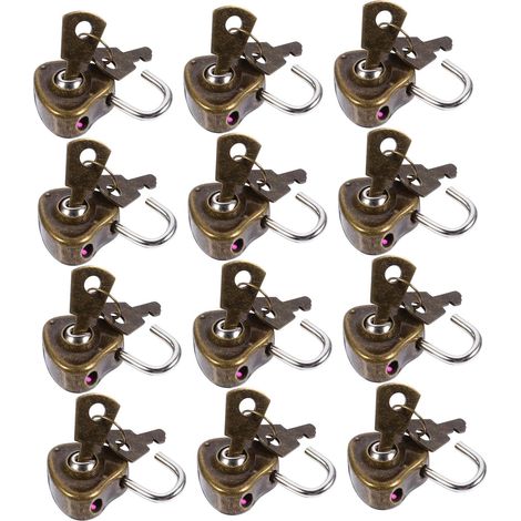 cadenas en fer en forme de cœur pour armoires et tiroirs (1/5)