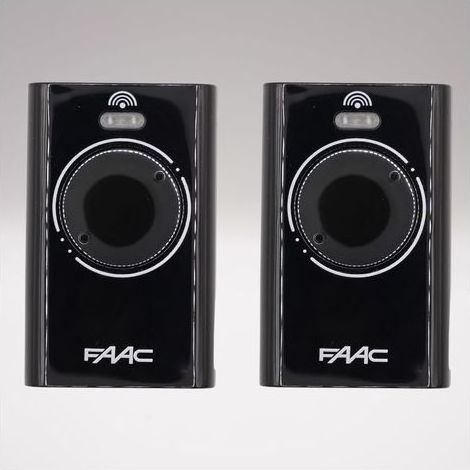 FAAC XT2 868 SLH Schwarze Fernbedienung – 2er-Pack – Schwarz (1/4)