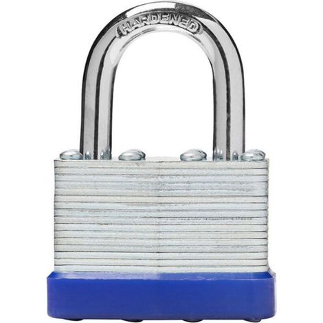 Cadenas Acier Laminé - Ouverture 20 5 X 25 Mm - Anse 6 Mm Trempé Chromé - Verrouillage Double - 2 Clés Incluses - 1 Pièce (1/5)