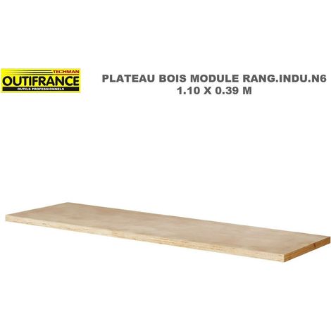 Holzplatte für Stahlplatte Möbel im Industriestil 1,20 m