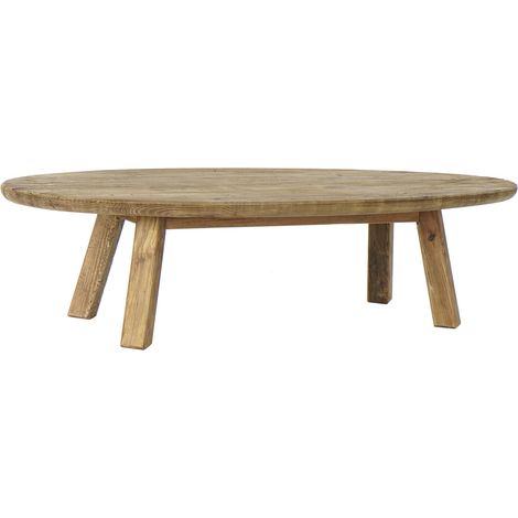 Mesa Centro Madera Reciclada 140X60X35 Natural (1/5)