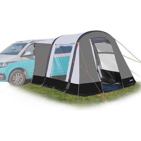 Auvent gonflable camping-car, polyester imperméable, gonflage multipoints, grand espace de vie, panneau avant amovible (1/5)