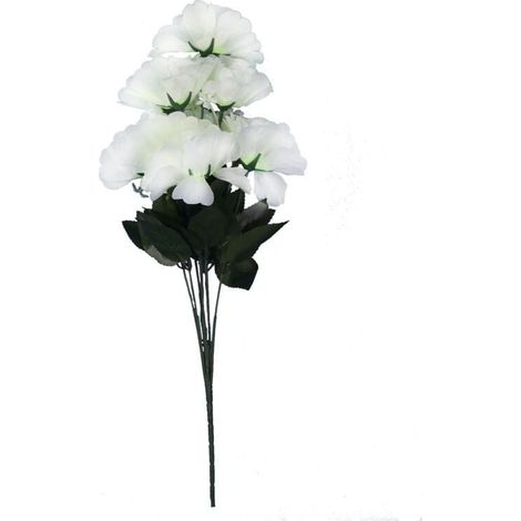 Strauß aus 9 weißen Nelken, 54 cm (1/3)
