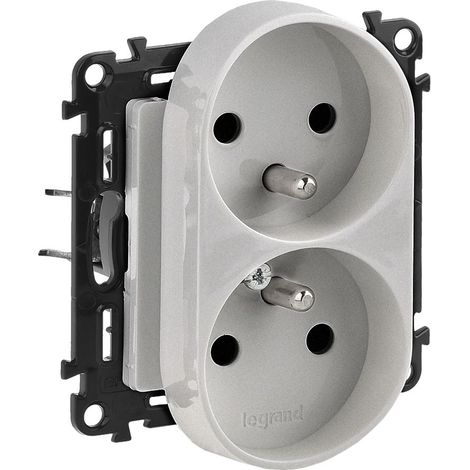 presa legrand valena life plastica alluminio 85mm