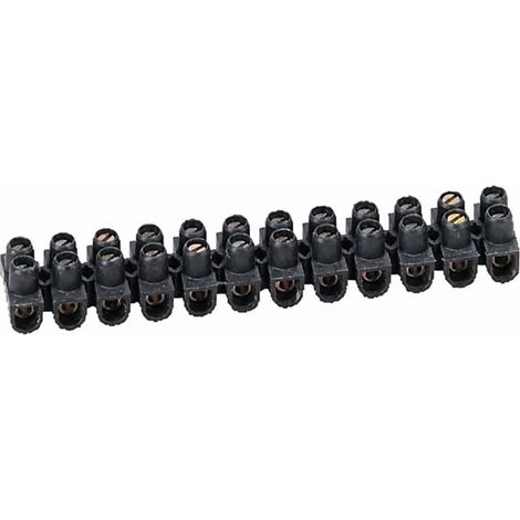 Morsettiera Nylbloc nero 16 mm².