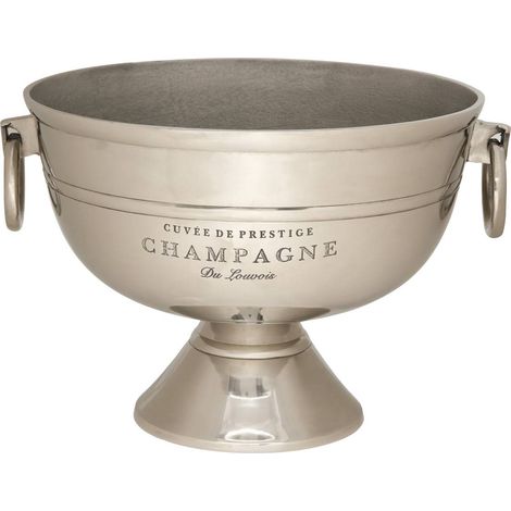 Champagnerkübel 38 x 43 cm, 11.000 ml, silberfarben - Atmosphera créateur d'intérieur (1/2)