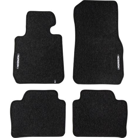 Tapis de Sol de Voiture pour BMW Série 3 F30 2011-2018 Velours Durable Noir 4Pcs (1/5)