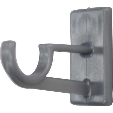 Lot de 2 Supports Adhésifs Longs "Bistrot" 1,2cm Gris (1/2)