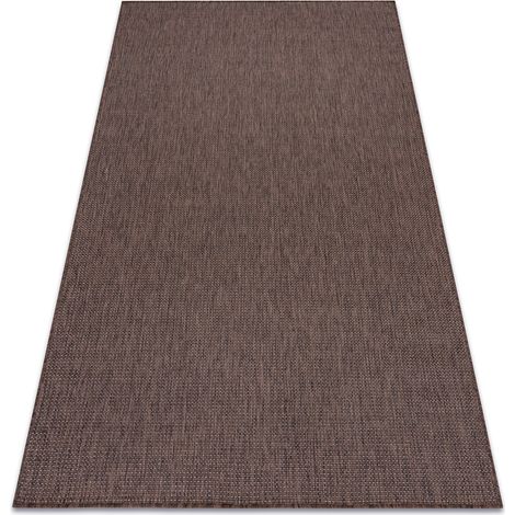 Teppich SISAL SION A5165A Melange flach gewebt braun brown 160x220 cm