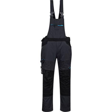 Cotte à bretelles WX3 couleur : Gris Métal taille XL - PORTWEST