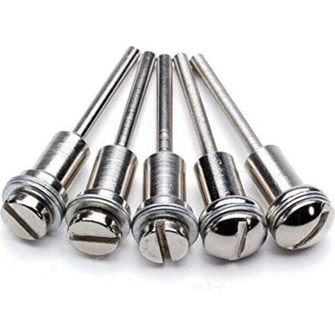 5Pcs 1/8 Pouces Mandrins À Vis En Acier À Haute Vitesse De 5,8 Mm Pour Dremel (1/4)