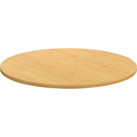 Dessus de table  Dessus de bureau  Plateau de table Ø60x1,5 cm bambou