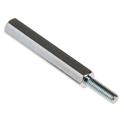 Entretoise filetée RS PRO, longueur 30mm, Mâle / Femelle, M3 x M3 ( Prix pour Sachet de 50 ) (1/3)
