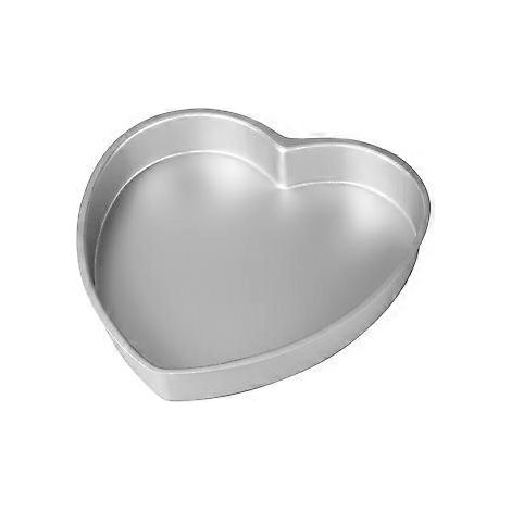 Herzförmige Kuchenform für unvergessliche Feste, Aluminium-Backform für gleichmäßige Hitzeverteilung, rostfreie und robuste Legierung – ideal für Hochzeiten
