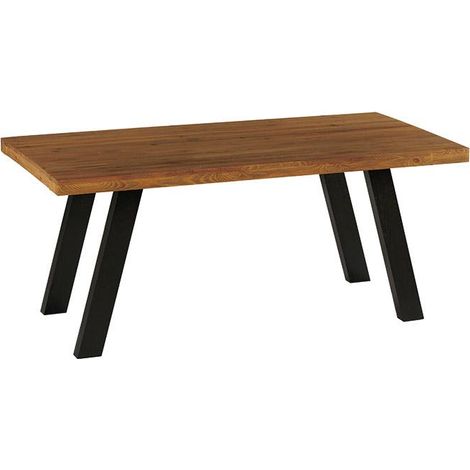 Table à manger en bois de pin massif brossé 180 cm GREENWICH