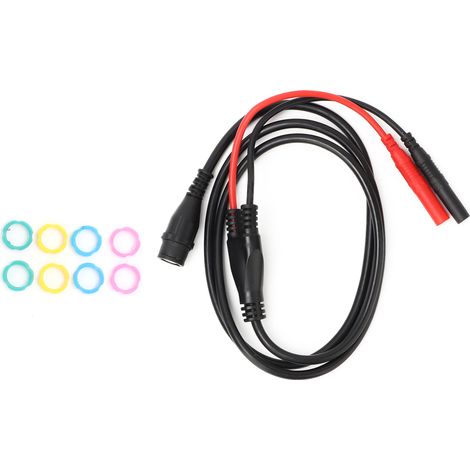 P1206 BNC Male Plug to Straight Banana Plug Coaxial Cable Oscilloscope Test Lead 100cm (1/5)