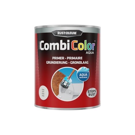 Primaire antirouille CombiPrimer Aqua - gris - 750 mL - RUST-OLEUM (1/3)