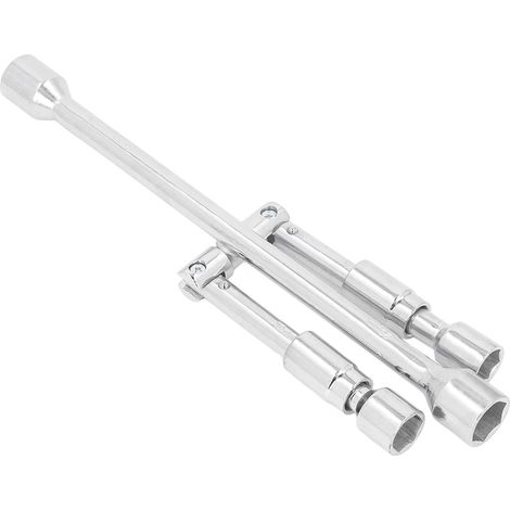 Clé à Molette Pliante de 14 Pouces, 4 Voies, pour Pneu, Croix, écrou Roue Pliable, Voiture Et Camion - (1/5)