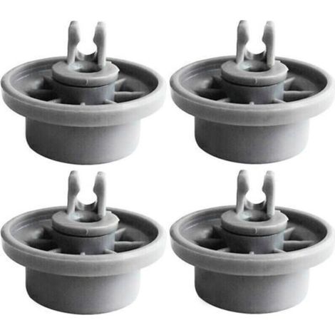 Pièces détachées pour lave-vaisselle,Roulettes Lave Vaisselle - Set Universel Complet de 8 Roues pour Panier Inférieur Roues pour Bosch Siemens Neff 165314 Accessoires de lave-vaisselle