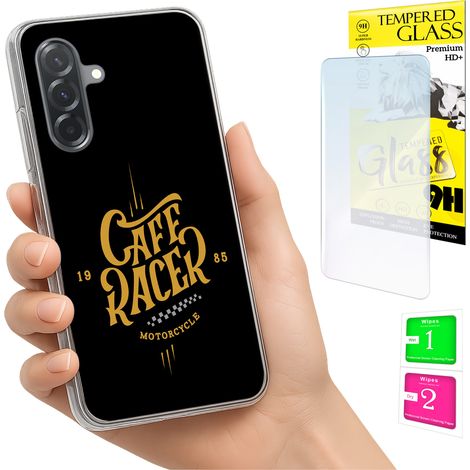 Custodia per Samsung Galaxy A36 / A56, cover fotografica, cover posteriore + vetro 9H (1/5)