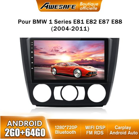 AWESAFE Autoradio Android 13 pour BMW 1 Series E81 E82 E87 E88 (2004-2011) 2Go+64Go 9 Pouces Écran Carplay Android Auto GPS WiFi (1/5)