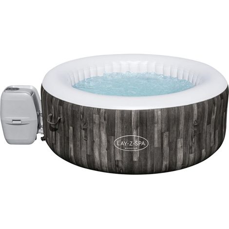 Whirlpool Bestway Lay-Z-Spa Bahamas 180x66 cm für bis zu 2-4 Personen mit Airjet und Abdeckung (1/5)