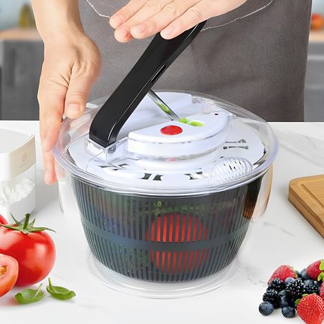 Kitchen Manual Salad Spinner Fruit Washer (1/5)