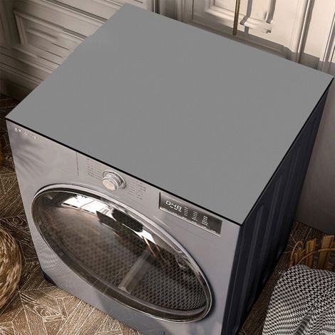 Tapis de Protection pour Lave-Linge et Sèche-Linge - Antidérapant Étanche Résistant à la Chaleur - 40 x 50 cm - PVC avec Dos en Caoutchouc - 1 Pièce