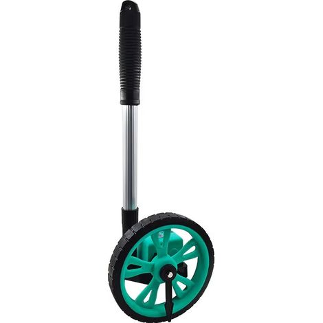 Roue de mesure de distance professionnelle – manche télescopique ajustable – mesure précise – portée max 99 999,9 m