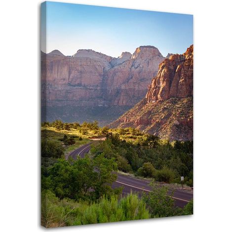 Tableau sur toile Montagne Paysage Nature 70x100 (1/5)