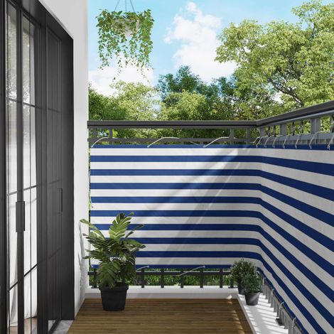 Pantalla de Balcón Azul y 110 x 200 cm Tela Oxford