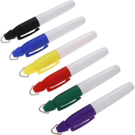 Mini-Golfballmarker-Set, 6-teilig, Strichzeichnung (1/5)