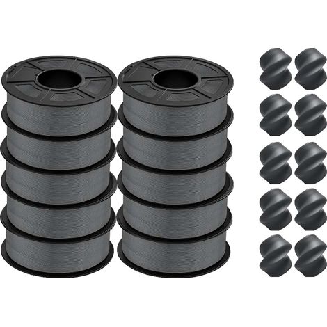 3D-Druckerfilament, umweltfreundliches ABS, 1,75 mm Durchmesser, PLA PLUS GY 10 Rolle (1/2)