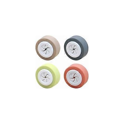 Lot de 4 porte-torchons autocollants, crochets ronds adhésifs, en ABS, pour salle de bain, sans perçage.