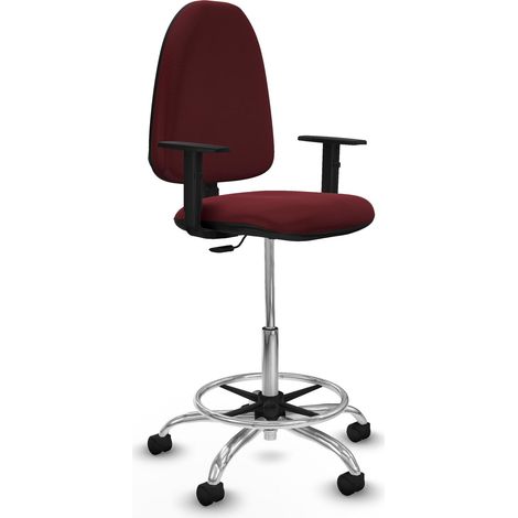 Piqueras y Crespo B1D05RN Silla de Oficina Granate (1/3)