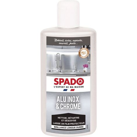 Spado Nettoyant Transparent 250 ml pour Aluminium et Inox
