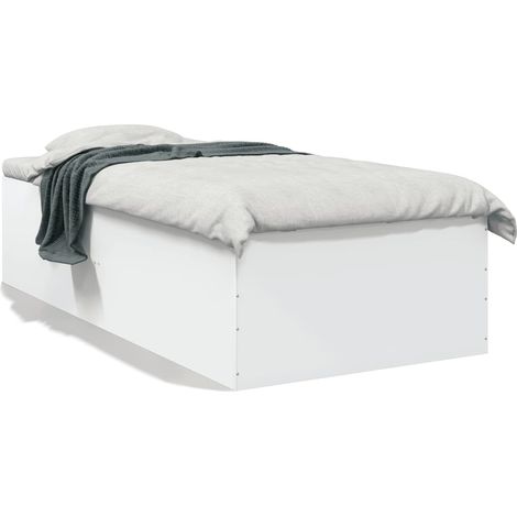 Maison Exclusive - Estructura de cama madera de ingeniería blanca (1/5)