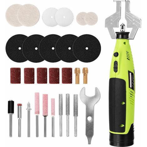 Meuleuse De Chaînes Portable Affûteuse De Chaînes Avec Batterie Au Lithium (1/5)