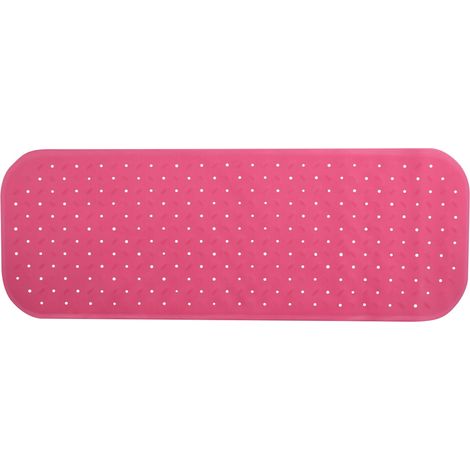 Tapis Fond de baignoire antidérapant Caoutchouc CLASS 36x97cm Fuschia MSV