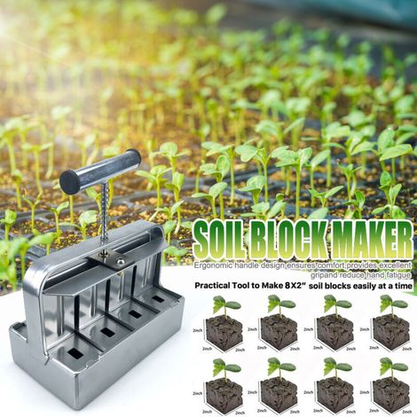 Doppelte manuelle Bodenpresse – Für Aussaat und Gartenarbeit